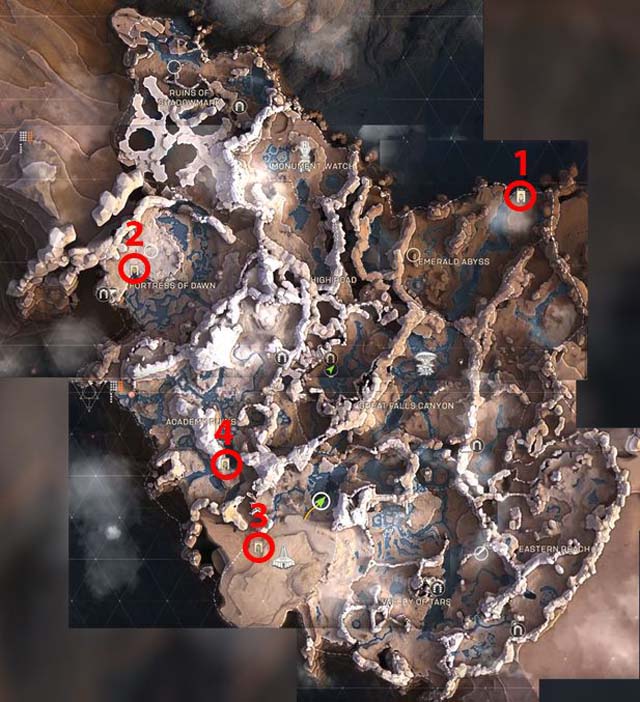 Tomb challenges Locations Tomb challenges Locations